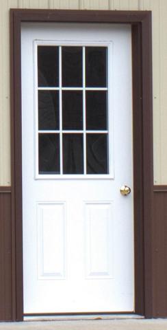 36” 9-lite Entry Door