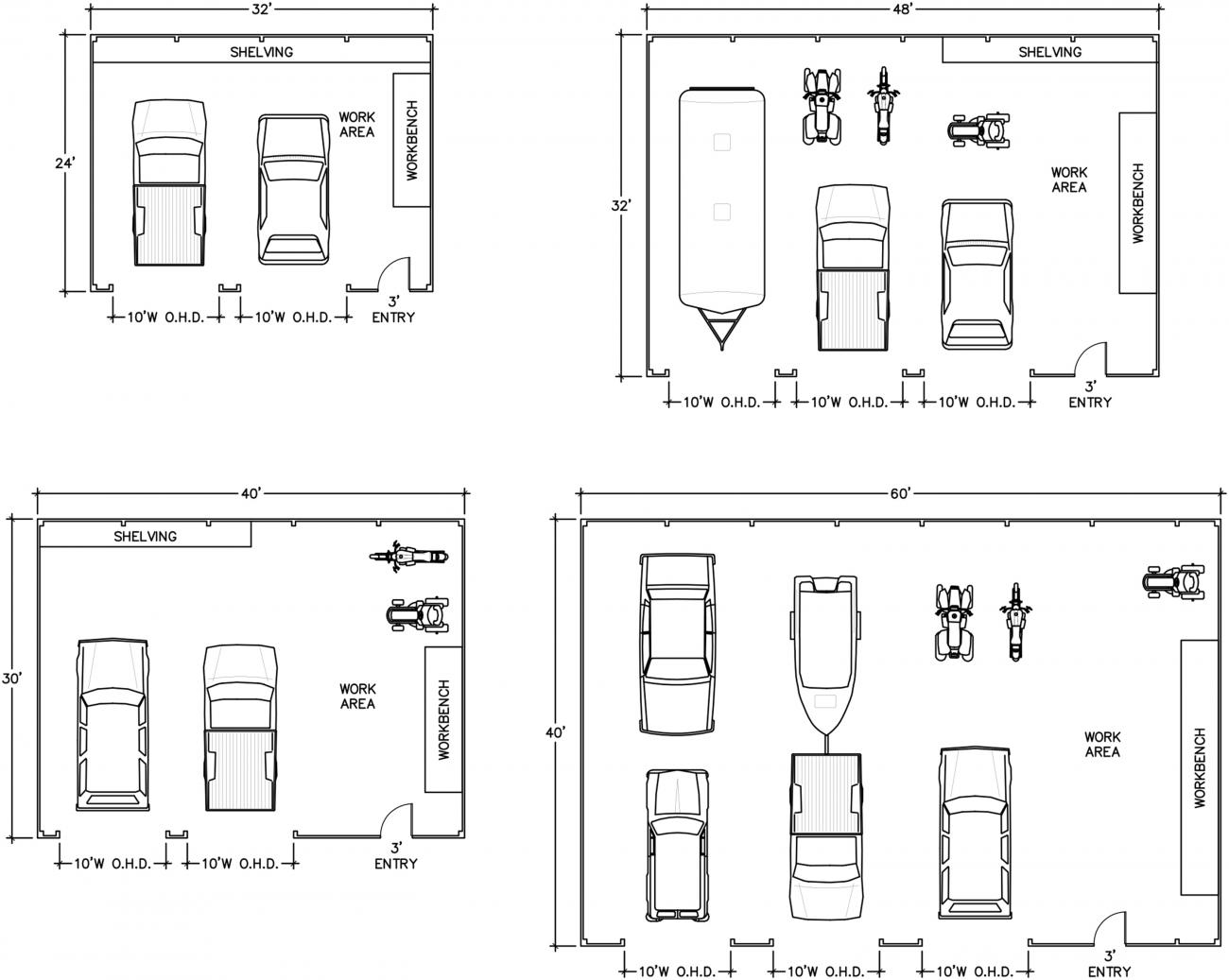 Pole Building floor layout plan
